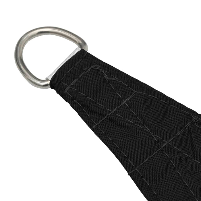 Parasole a Vela in Tela Oxford a Trapezio 3/4x3 m Nero 135792