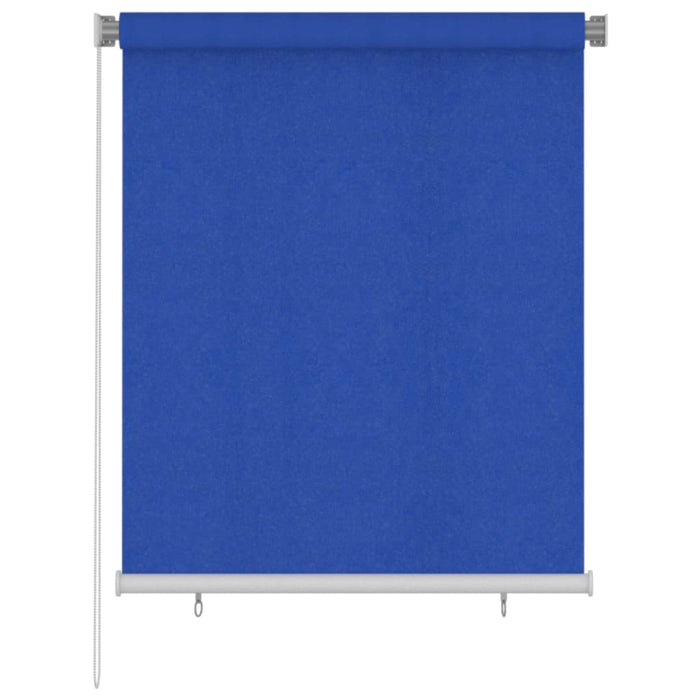 Tenda a Rullo per Esterni 120x140 cm Blu HDPE 312838