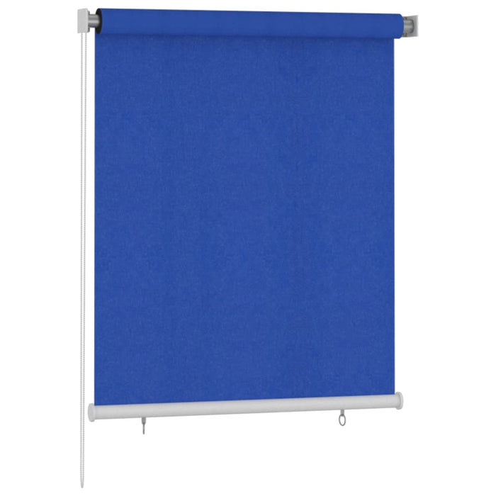 Tenda a Rullo per Esterni 120x140 cm Blu HDPE 312838