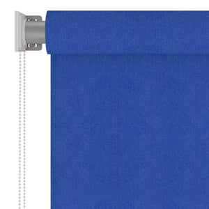 Tenda a Rullo per Esterni 120x140 cm Blu HDPE 312838