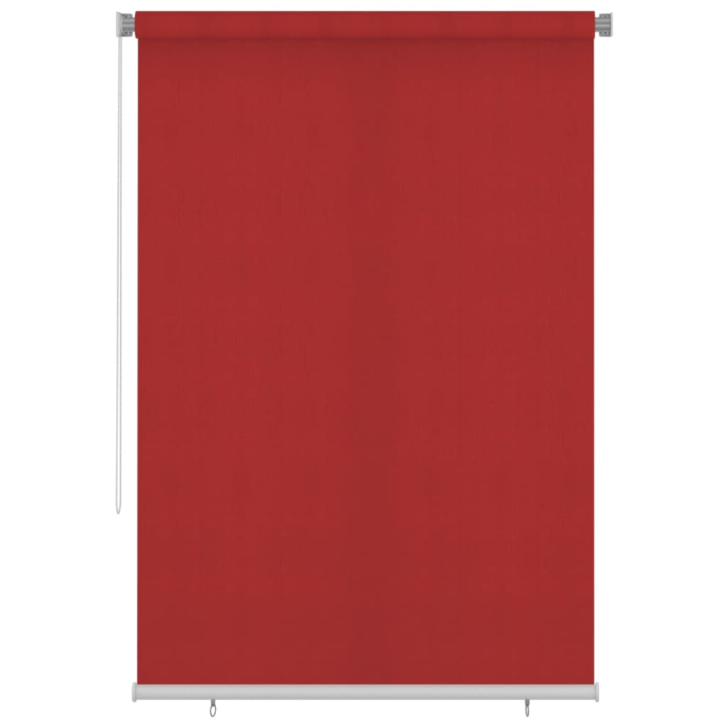 Tenda a Rullo per Esterni 160x230 cm Rossa HDPE 312905