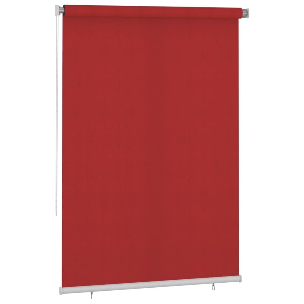 Tenda a Rullo per Esterni 160x230 cm Rossa HDPE 312905