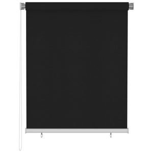 Tenda a Rullo per Esterni 120x140 cm Nera 