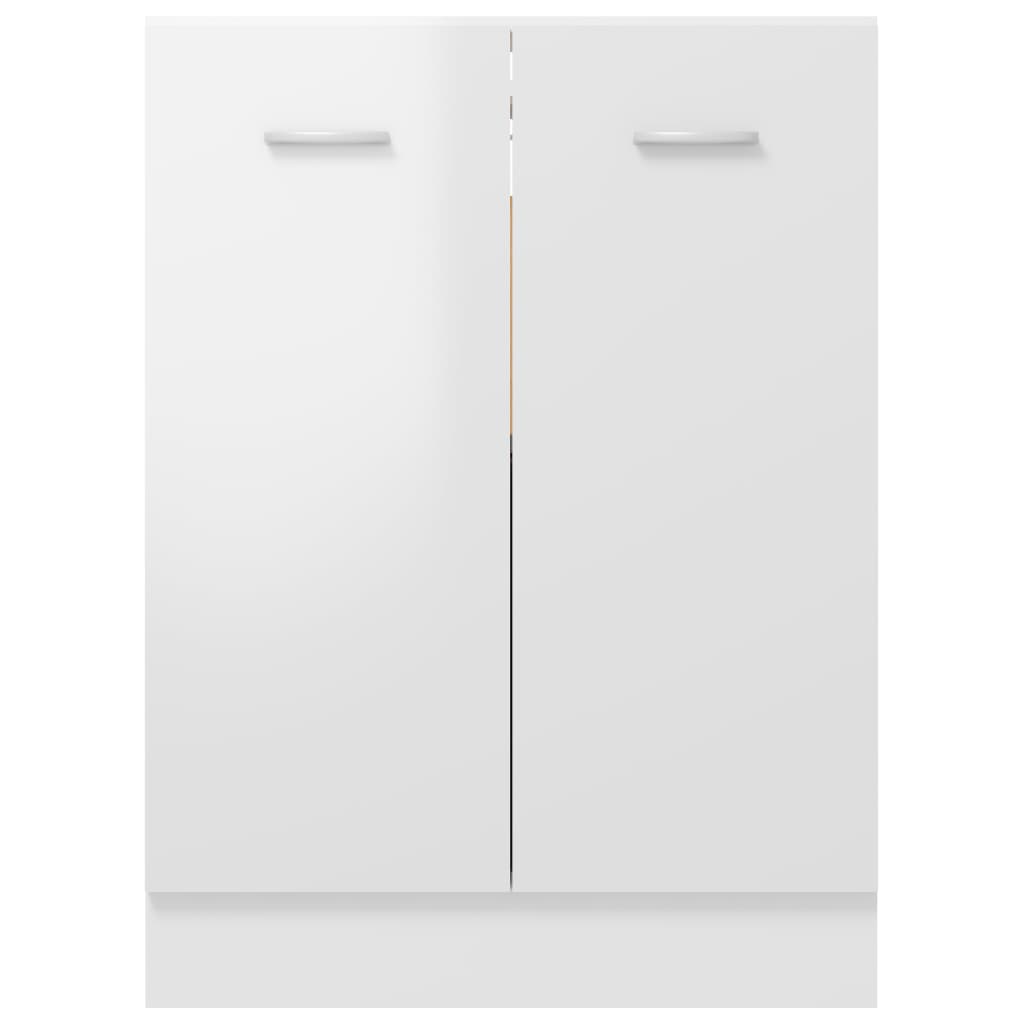 Armadio Inferiore Bianco Lucido 60x46x81,5 cm in Truciolato 801193