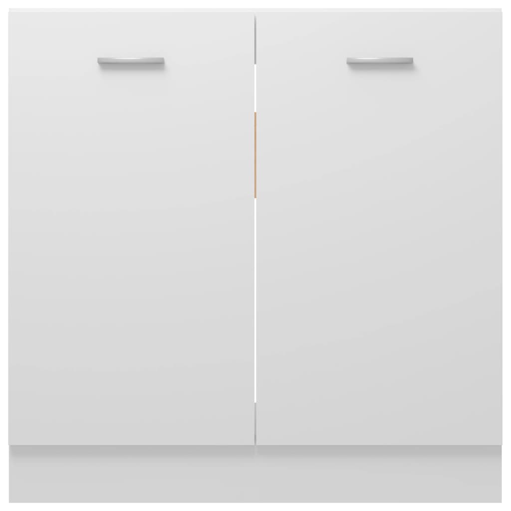 Mobile Sottolavello Bianco 80x46x81,5 cm Legno Multistrato 801196