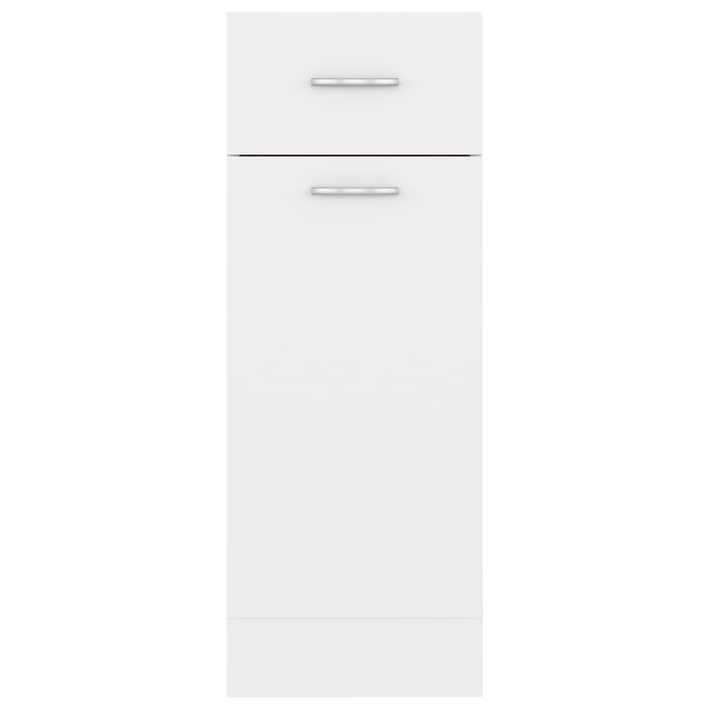 Armadio con Cassetto Bianco 30x46x81,5 cm in Legno Multistrato 801204