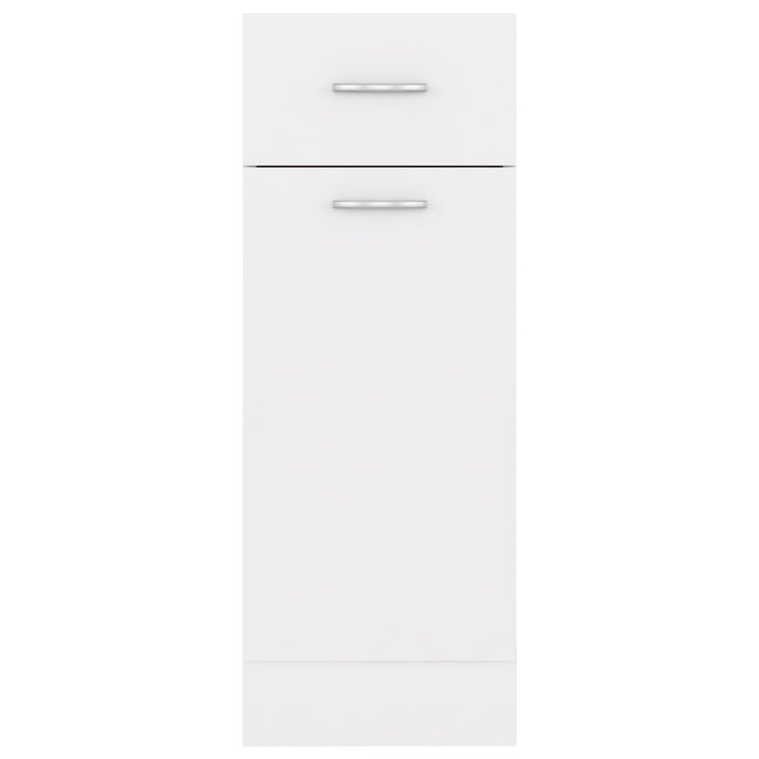 Armadio con Cassetto Bianco 30x46x81,5 cm in Legno Multistrato 801204