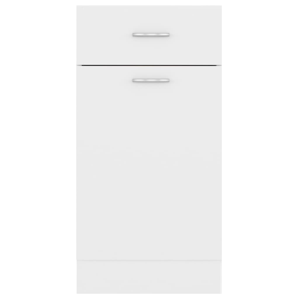 Armadio con Cassetto Bianco 40x46x81,5 cm in Truciolato 801212