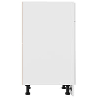 Armadio Inferiore Cassetto Bianco Lucido 50x46x81,5 Multistrato 801225