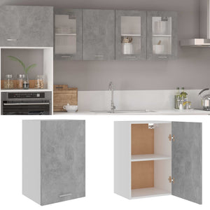 Armadio Sospeso Grigio Cemento 39,5x31x60 cm in Truciolato 801256