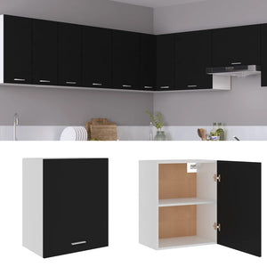 Mobile Pensile Nero 50x31x60 cm in Legno Multistratocod mxl 70727