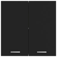 Armadio Sospeso Nero 60x31x60 cm in Truciolato 801269