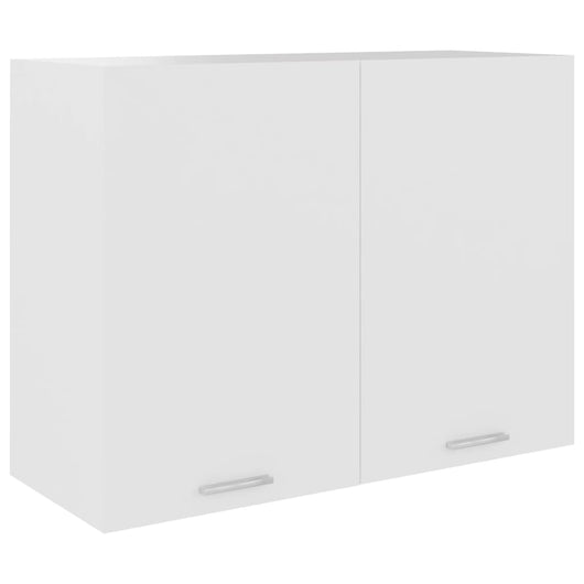 Armadio Sospeso Bianco 80x31x60 cm in Truciolato 801276