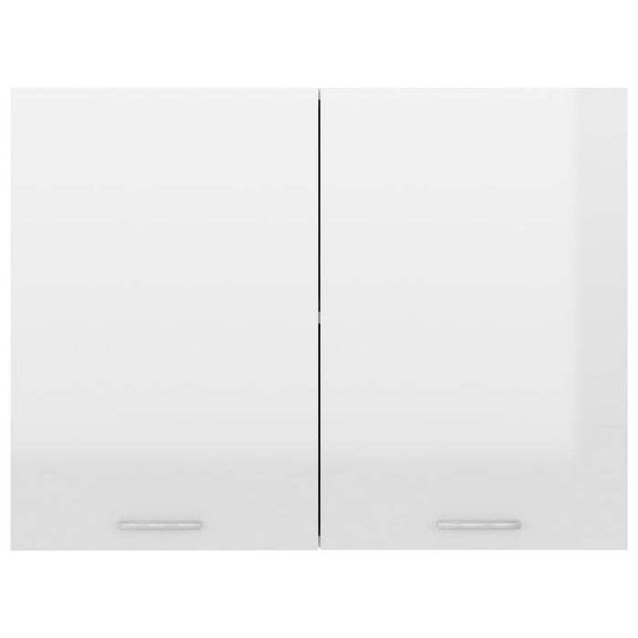 Armadio Sospeso Bianco Lucido 80x31x60 cm in Truciolato 801281