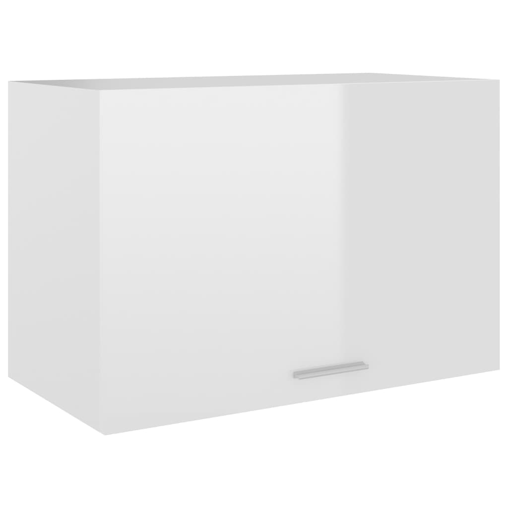 Armadio Sospeso Bianco Lucido 60x31x40 cm in Truciolato 802518