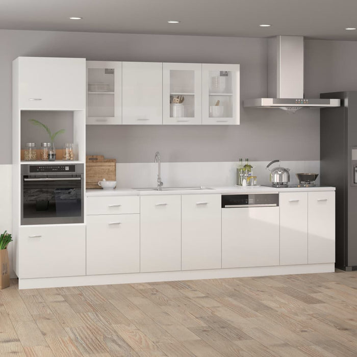 Armadio Sospeso con Vetro Bianco 80x31x60 cm Legno Multistratocod mxl 120924