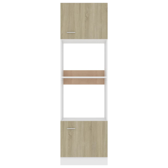 Armadio per Microonde Rovere Sonoma 60x57x207 cm in Truciolato cod mxl 64868