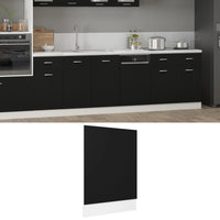 Pannello per Lavastoviglie Nero 45x3x67 cm Truciolato cod mxl 63048