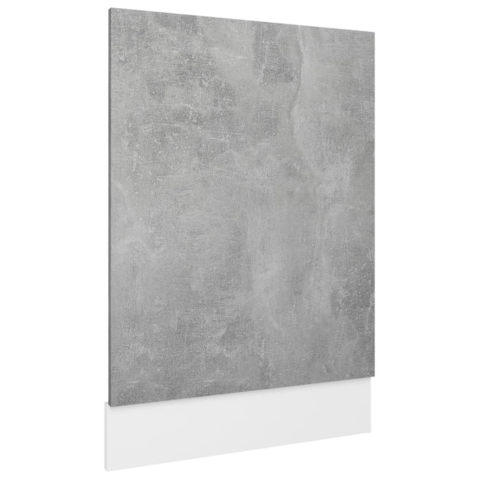 Pannello Lavastoviglie Grigio Cemento 45x3x67 cm Multistrato 802558