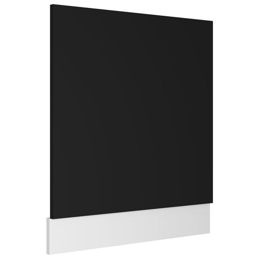 Pannello Lavastoviglie Nero 59,5x3x67 cm in Truciolato 802563