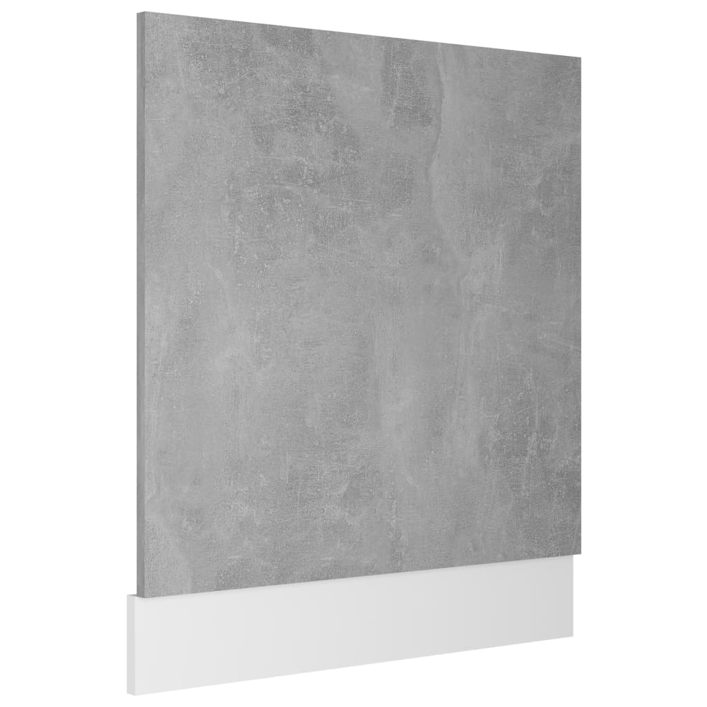 Pannello Lavastoviglie Grigio Cemento 59,5x3x67 cm Multistratocod mxl 73049