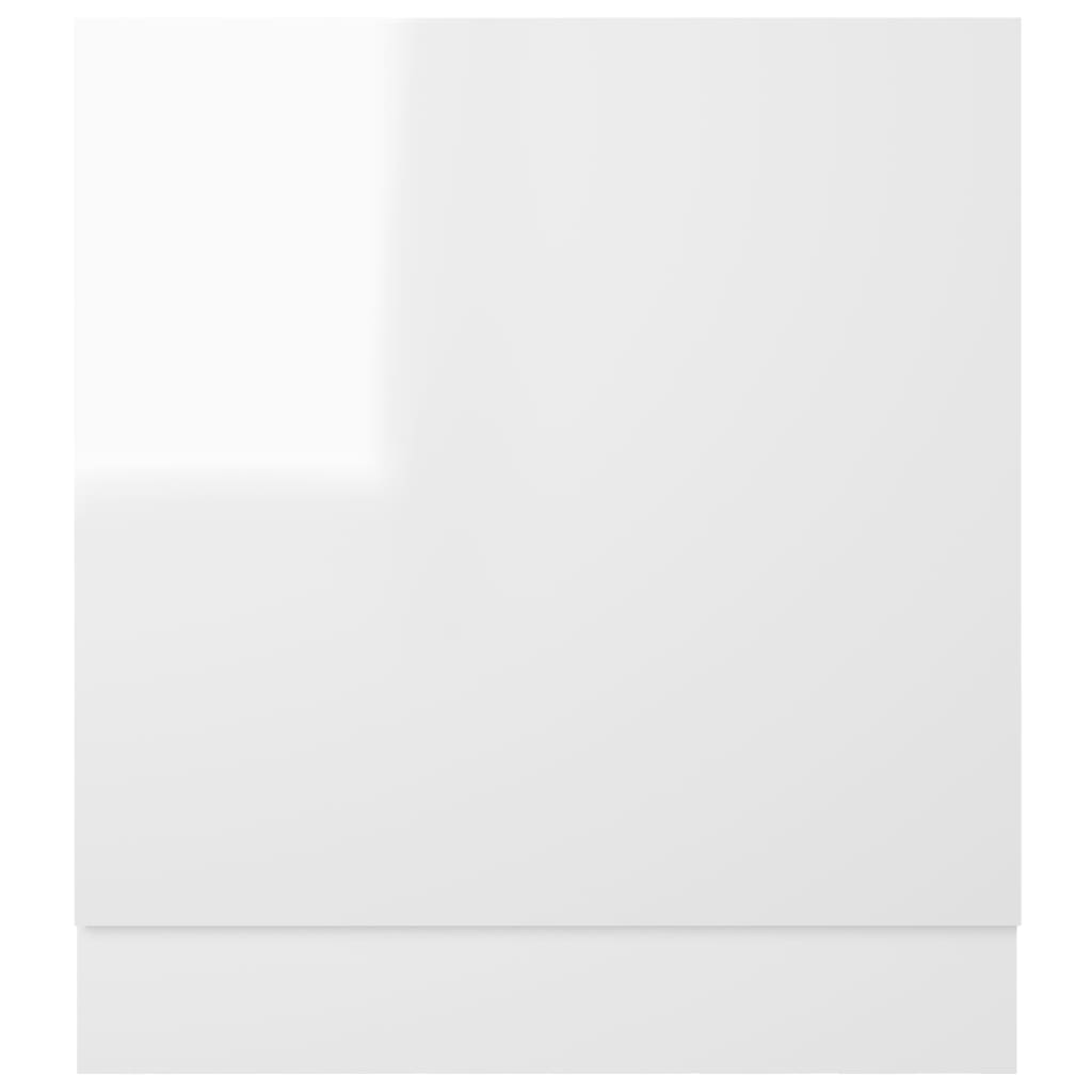 Pannello Lavastoviglie Bianco Lucido 59,5x3x67 cm Truciolato 802567