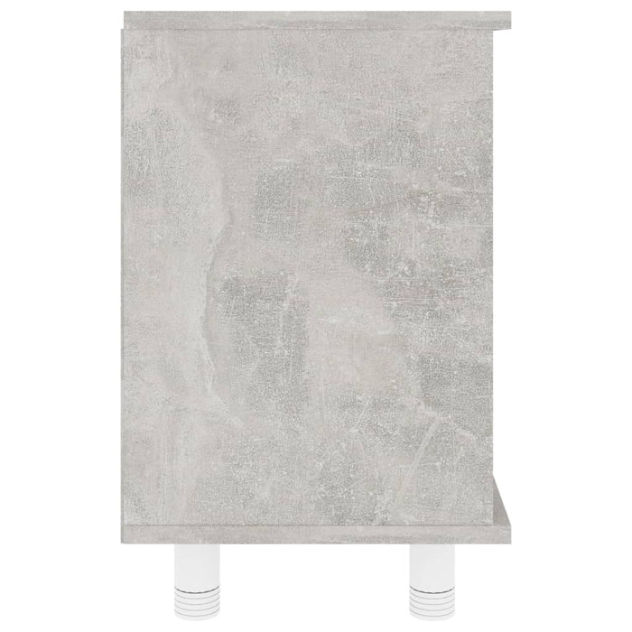 Armadio da Bagno Grigio Cemento 60x32x53,5 cm in Truciolato