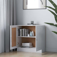 Libreria Bianco Lucido 82,5x30,5x80 cm in Legno Multistratocod mxl 102705