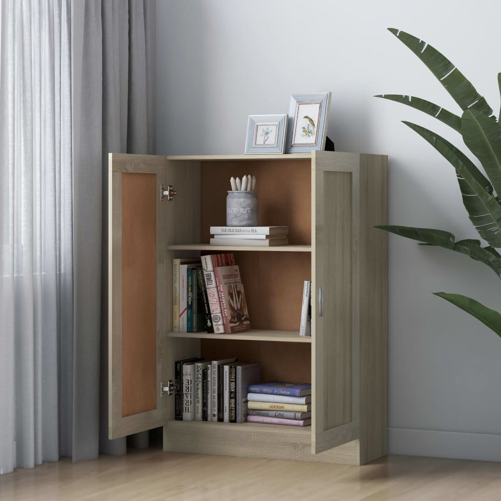 Libreria Rovere Sonoma 82,5x30,5x115 cm in Truciolato 802717