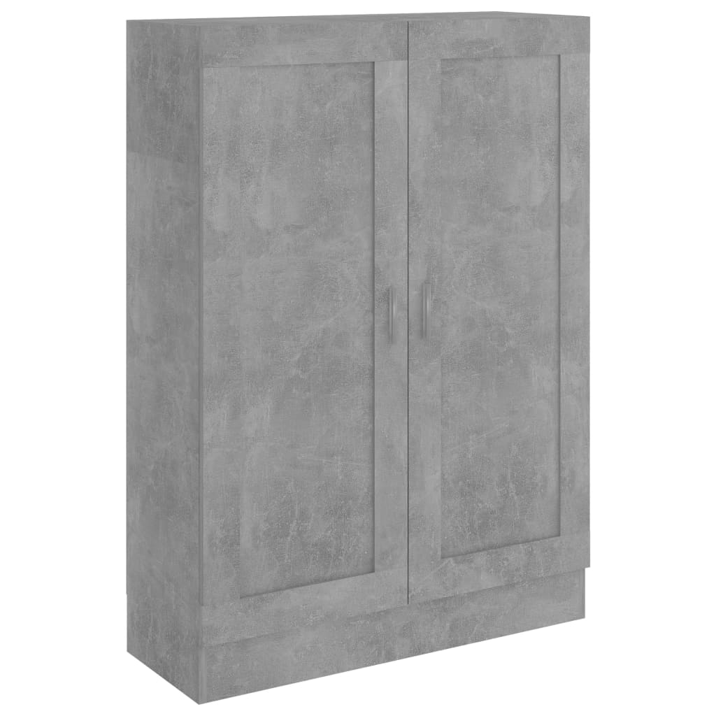 Libreria Grigio Cemento 82,5x30,5x115 cm in Legno Multistrato 802718