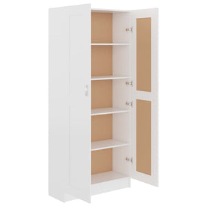 Libreria Bianca 82,5x30,5x185,5 cm in Truciolato