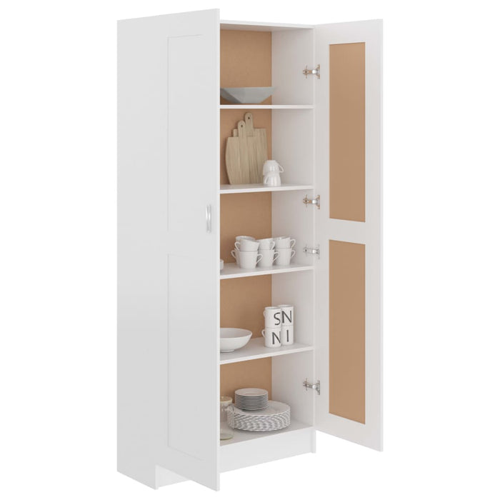 Libreria Bianca 82,5x30,5x185,5 cm in Truciolato