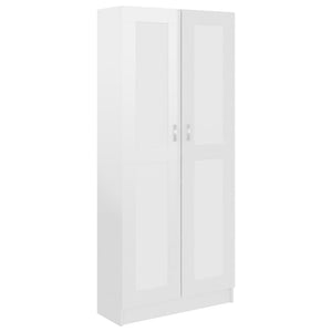 Libreria Bianco Lucido 82,5x30,5x185,5 cm in Truciolato cod mxl 8736