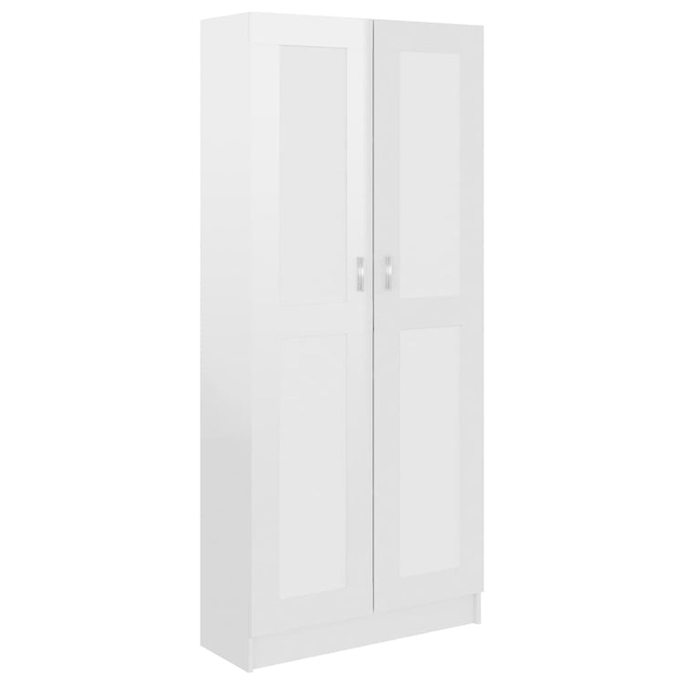 Libreria Bianco Lucido 82,5x30,5x185,5 cm in Truciolato cod mxl 8736