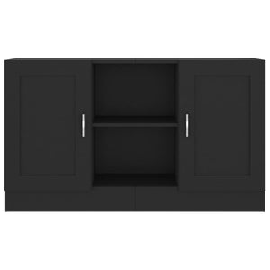 Credenza Nera 120x30,5x70 cm in Truciolato cod mxl 13606