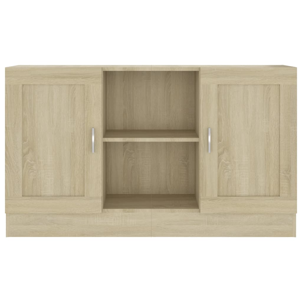 Credenza Rovere Sonoma 120x30,5x70 cm in Truciolato cod mxl 19969