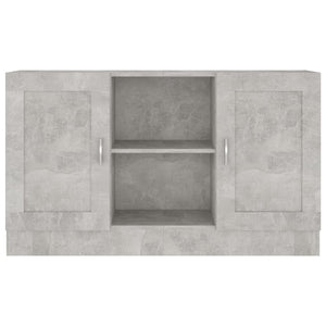 Credenza Grigio Cemento 120x30,5x70 cm in Truciolato