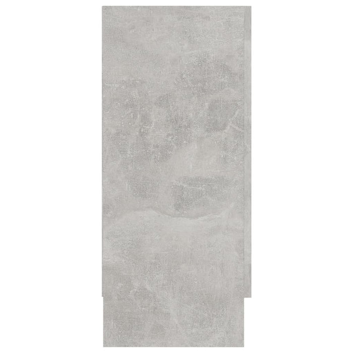 Credenza Grigio Cemento 120x30,5x70 cm in Truciolato