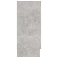 Armadietto con Vetrina Grigio Cemento 120x30,5x70 cm Truciolato cod mxl 64867