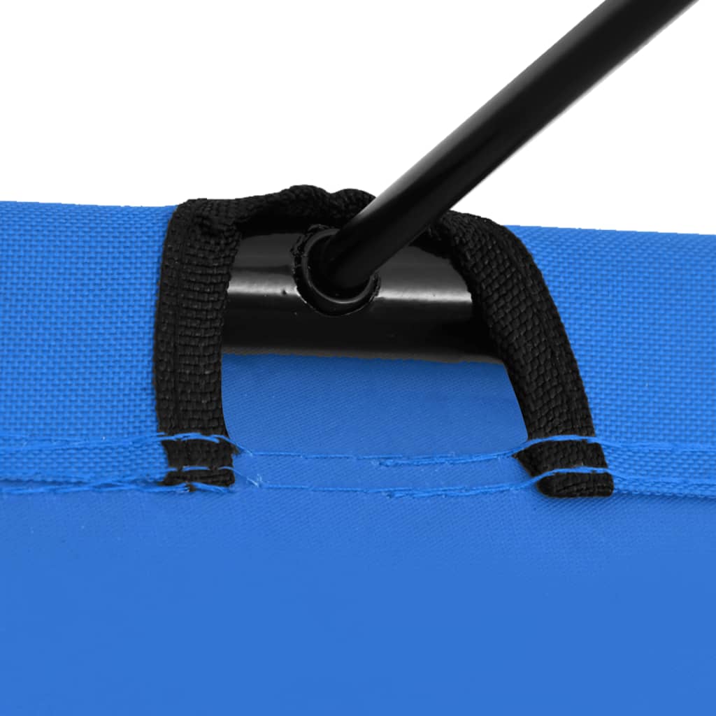 Lettino da Campeggio 180x60x19cm Tessuto Oxford e Acciaio Blu 312478