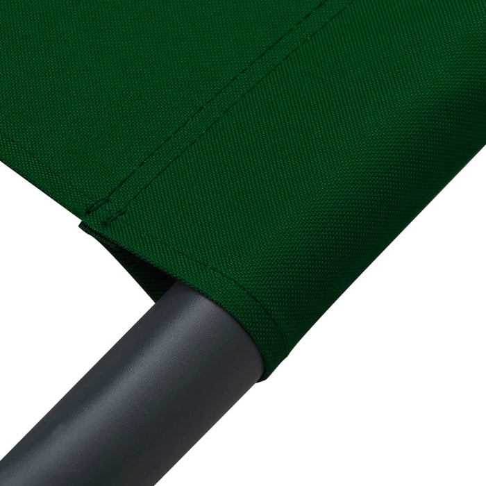 Lettino Prendisole con Baldacchino Verde 313526