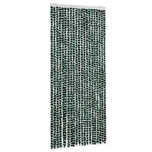 Zanzariera Verde e Bianco 90x220 cm Ciniglia cod mxl 57239