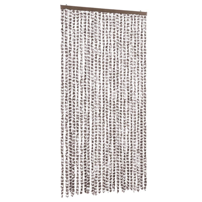 Zanzariera Grigio Talpa e Bianco 100x220 cm Ciniglia 325462