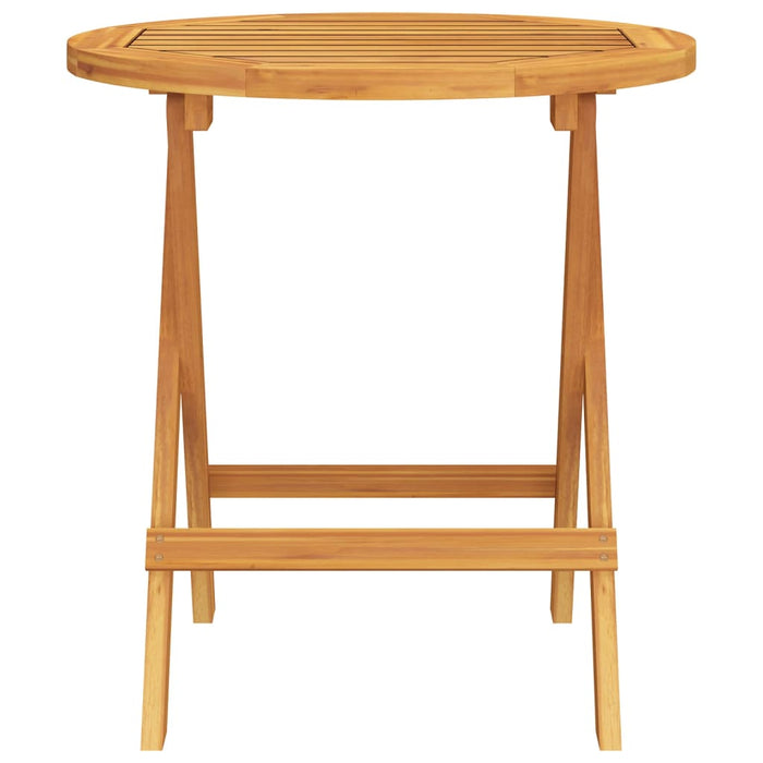 Tavolo da Bistrot Ø46x47 cm in Legno Massello di Acacia cod mxl 39765