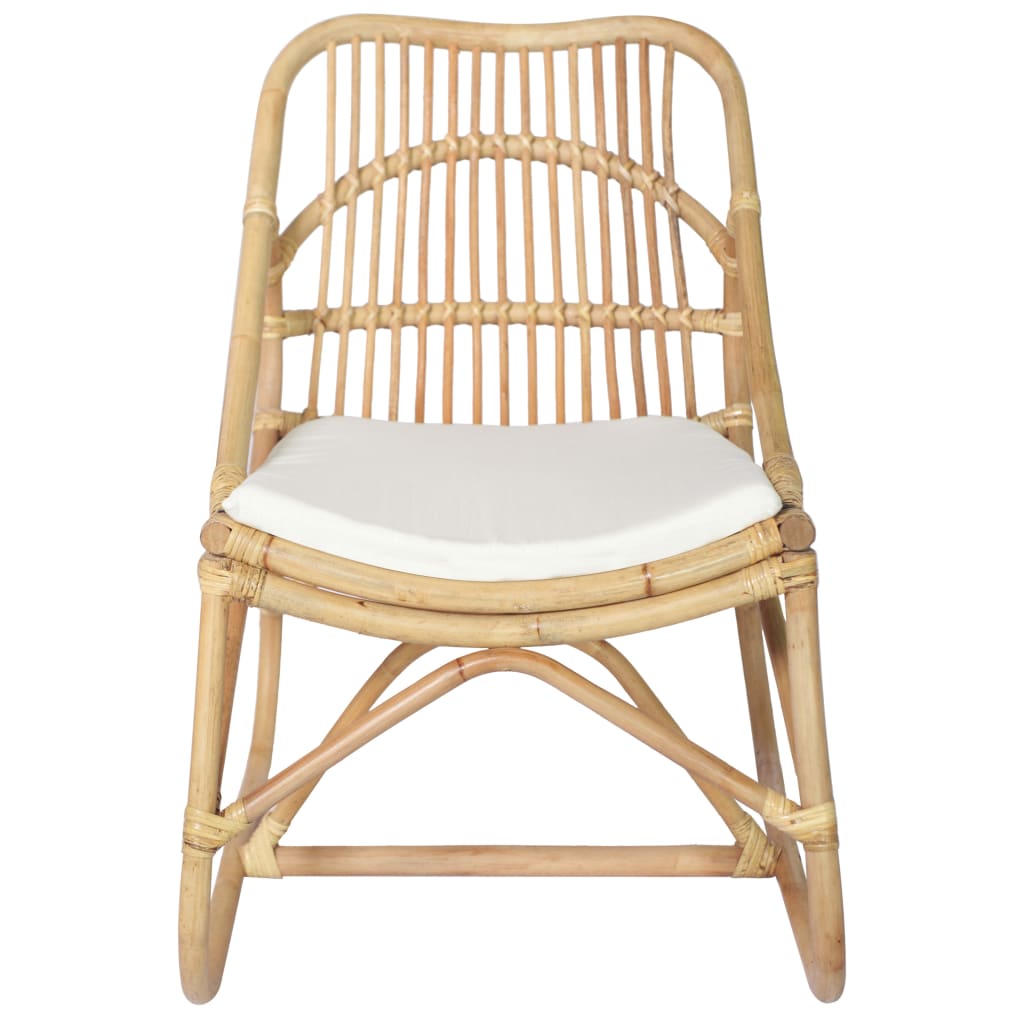 Sedia in Rattan e Lino cod 8598