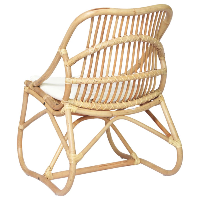 Sedia in Rattan e Lino cod 8598