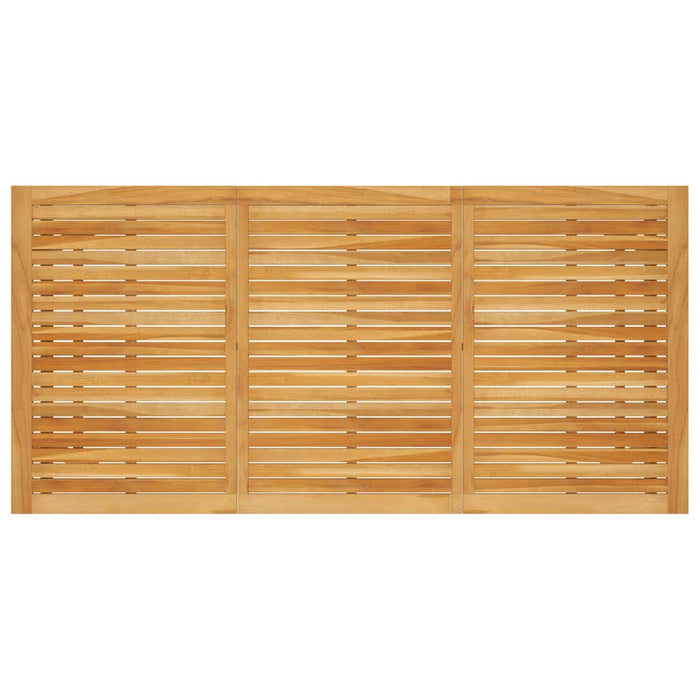 Tavolo da Pranzo da Giardino 206x100x74 cm in Massello Acacia cod mxl 51679