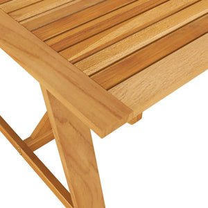 Tavolo da Pranzo da Giardino 206x100x74 cm in Massello Acacia cod mxl 51679