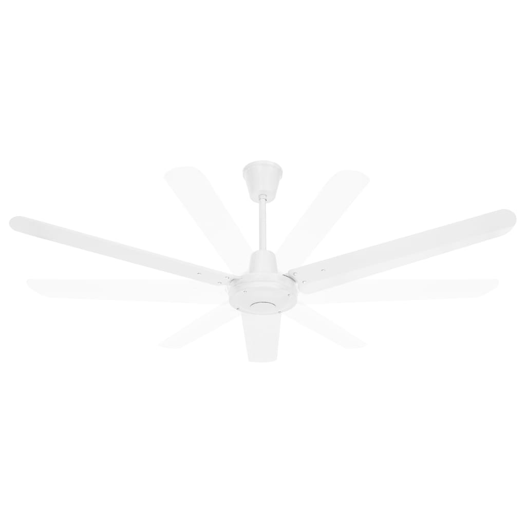 Ventilatore da Soffitto 142 cm Bianco