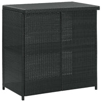 Set da Bar 3 pz in Polyrattan Nero 313471